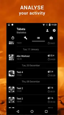 Tabata android App screenshot 0