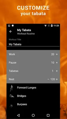 Tabata android App screenshot 1